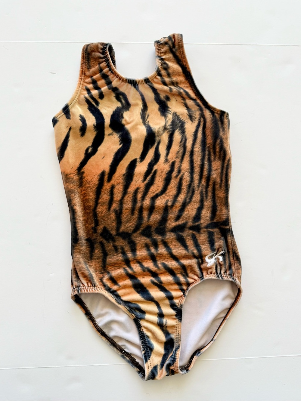 Tiger Print Kids One-Piece Leotard